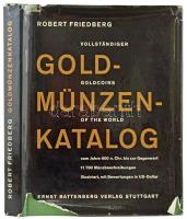 Robert Friedberg: Gold Coins of the World - complete from 600 A.D. to the Present. The Coin and Currency Institute, New York, 1965. Második kiadás. Külső védőborítón szakadások, anyaghiány