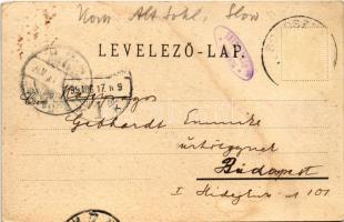 1899 (Vorläufer) Borosznófürdő, Brusno-kúpele (Borosznó, Brusznó, Brusno); Lajos lak, nyaraló, Fürdő...