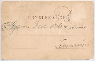 1899 (Vorläufer) Gánóc, Gansdorf, Gánóc-gyógyfürdő, Kúpele Gánovce, Gánovce; Budapest nyaraló, Kelet...