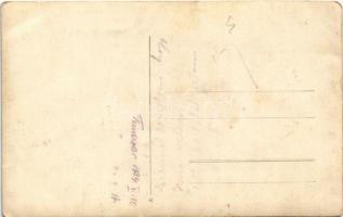 1934 Temesvár, Timisoara; tornagyakorlat az udvaron / gymnastic exercise in the park. photo (EK)