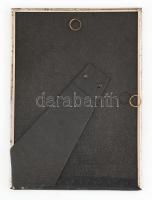 Rafa Berlin ezüstözött alpakka asztali képkeret, üvegezett, kitámasztható, 18x13 cm