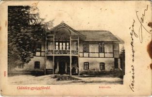1905 Gánóc, Gansdorf, Gánóc-gyógyfürdő, Kúpele Gánovce, Gánovce; Kelet nyaraló / villa (fl)