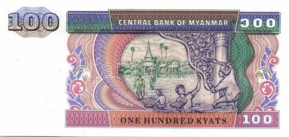 Myanmar 8db klf modern bankjegy T:I