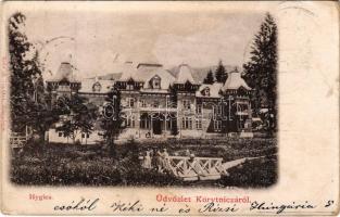 1901 Koritnyica, Korytnica; Hygiea fürdő szálloda. Kohn A. kiadása / spa, hotel, villa (fl)