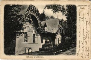 1911 Koritnyica, Korytnica; Hidegvíz-gyógyintézet, fürdő. Feitzinger Ede No. 798L. 1904/15. / spa, bathhouse (kopott sarkak / worn corners)