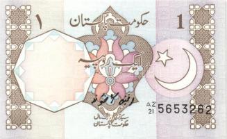 Pakisztán 5db klf modern bankjegy T:I
