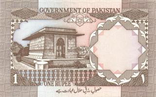 Pakisztán 5db klf modern bankjegy T:I