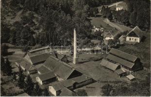 Tomest, Tamásd, Tomesti; Üveggyár gyártelepe / glass factory