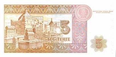 Kazahsztán 8db klf modern bankjegy T:I