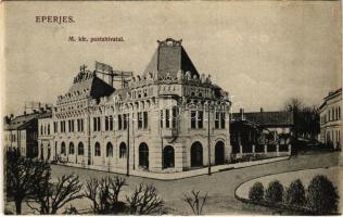 1911 Eperjes, Presov; M. kir. postahivatal. Divald Károly fia / post office
