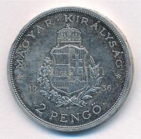 1936. 2P Ag "Liszt" T:1- patina, ph
Adamo P7.3