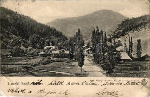 1912 Lucski-fürdő, Lúcky Kúpele (Liptó); látkép. Sochán P. kiadása / spa, general view (r)