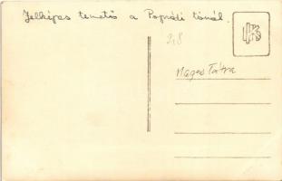 Tátra, Vysoké Tatry; jelképes temető a Poprádi tónál / cemetery near the Popradske pleso. photo