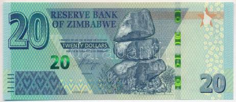 Zimbabwe 2020. 20$ AG8889818 T:I  Zimbabwe 2020. 20 Dollars AG8889818 C:UNC Krause P#104