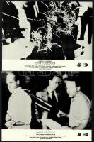 cca 1985 ,,Amerikai gyilkosságok - Kennedytől - Lennonig című amerikai dokumentumfilm jelenetei, 6 db vintage produkciós filmfotó, ezüst zselatinos fotópapíron, a használatból eredő - esetleges - kisebb hibákkal, 18x24 cm