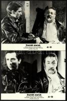 cca 1984 ,,Zsaroló zsaruk" című francia filmvígjáték jelenetei és szereplői, 8 db vintage produ...