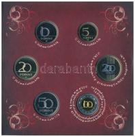 2014. 5Ft-200Ft (6xklf) forgalmi sor szettben + 2014. "Mária aranyforint" aranyozott Ag, j...