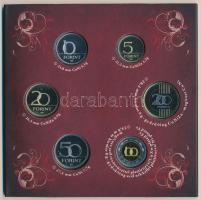 2014. 5Ft-200Ft (6xklf) forgalmi sor szettben + 2014. "Mária aranyforint" aranyozott Ag, j...