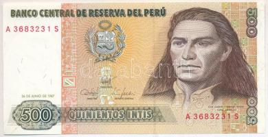Peru 1987. 500I A 3683231 S T:I,I- Peru 1987. 500 Intis A 3683231 S C:UNC,AU Krause P#134