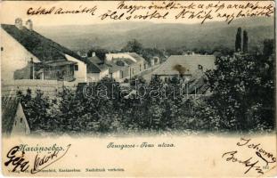 1903 Karánsebes, Caransebes; Teus utca. H. Rosenfeld kiadása / street (Rb)