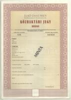 Budapest 1990. "MIK-CO Rádió-Hírközlési Eszköz Gyártó és Értékesítő Részvénytárság" részvé...