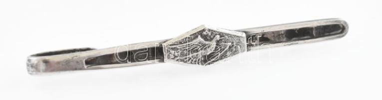 Ezüst(Ag) madármintás nyakkendőcsipesz, jelzett, h: 6,5 cm, nettó: 4,4 g