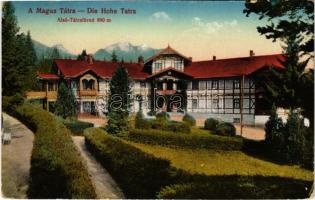 1917 Alsótátrafüred, Unter-Schmecks, Dolny Smokovec (Magas-Tátra, Vysoké Tatry); szálloda / spa, hotel (EK)