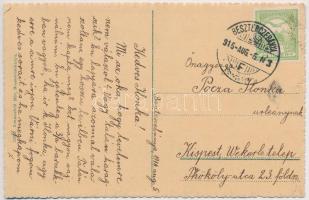 1916 Besztercebánya, Banská Bystrica; Garamparti részlet. Sonnenfeld Mór kiadása / Hron riverside