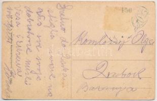 Dálya, Dalja, Dalj (Erdőd, Erdut); Egy teherrész kompraállítása. Vasúti Levelezőlapárusítás 2908. / ...