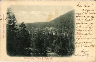 1905 Barlangliget, Höhlenhain, Tatranská Kotlina (Tátra, Magas Tátra, Vysoké Tatry); látkép. Feitzinger Ede No. 815. 1906/16. / general view, spa (Rb)