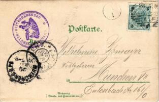 1901 Kufstein (Tirol), Unterkunftshütte Hinterbärenbad / Anton Karg Haus, hotel, horse sled in winte...