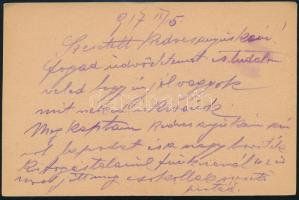 1917 Field postcard "K.u.k. Gebirgstelephonabteilung Nr. 2." + "FP 637" 1917 Táb...