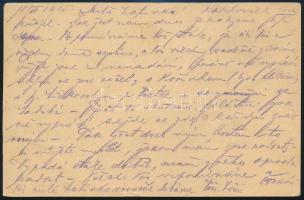 1915 Field postcard "KUK GRUPPENKOMMANDO STAFFEL E 39" + "TP 156" (folded) 1915 ...