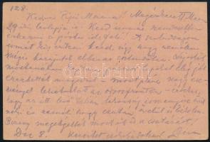 1917 Field postcard "M. kir. 7. HONVÉD TÁBORI ÁGYUS EZRED aknavezető ütege" + "TP 415...