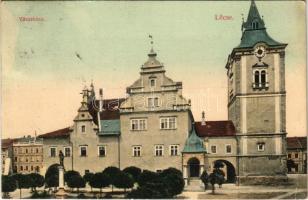 1908 Lőcse, Levoca; Városháza. Braun Fülöp kiadása / town hall (EB)