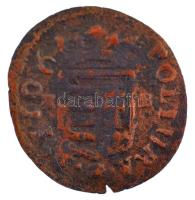 1706K-B Rézpoltúra "II. Rákóczi Ferenc" (1,45g) T:3 patina
Hungary 1706. Poltura "Fr...