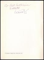 Vegyes művészeti katalógus tétel, 5 db: 

Szántó Piroska. Szentendre, 1996, Barcsay Iskola Galéria...