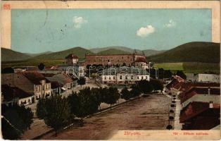 1917 Zólyom, Zvolen; vár, Strausz szálloda / Zvolensky zámok / castle, hotel (r)