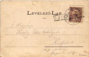 1900 Baldóc, Baldócz-fürdő, Kúpele Baldovce; Fürdőház télen, Lobogó fürdő, a fürdő látképe. Wlaszlov...