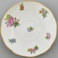 2 db Herendi Eton mintás mokkás csésze, aljjal. Kézzel festett, jelzett, kopással