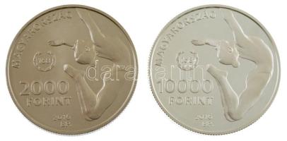 2016. 2000Ft Cu-Ni "XXXI. Nyári Olimpiai Játékok - Rio" + 10.000Ft Ag "XXXI. Nyári Ol...