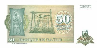 Zaire 8db klf modern bankjegy T:I