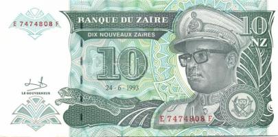 Zaire 8db klf modern bankjegy T:I