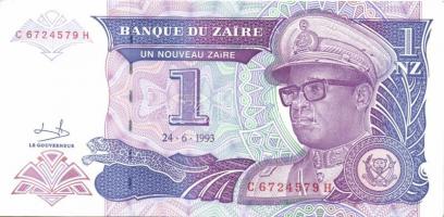 Zaire 8db klf modern bankjegy T:I