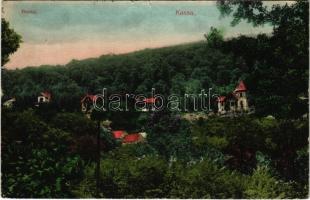 1912 Kassa, Kosice; Bankó-fürdő, nyaralók / villas, spa, bath in Bankov (fa)