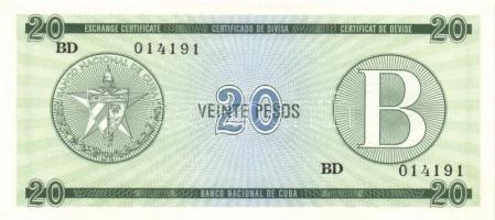 Kuba 8db klf modern bankjegy T:I