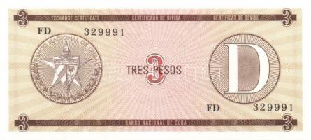 Kuba 8db klf modern bankjegy T:I