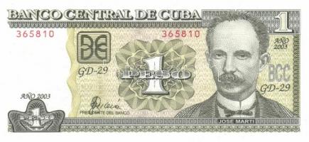 Kuba 8db klf modern bankjegy T:I