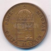 1848KB 1Kr Cu "1998-as jubileumi" utánveret (restrike) T:1-