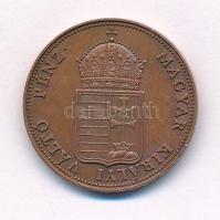 1848KB 1Kr Cu "1998-as jubileumi" utánveret (restrike) T:1-